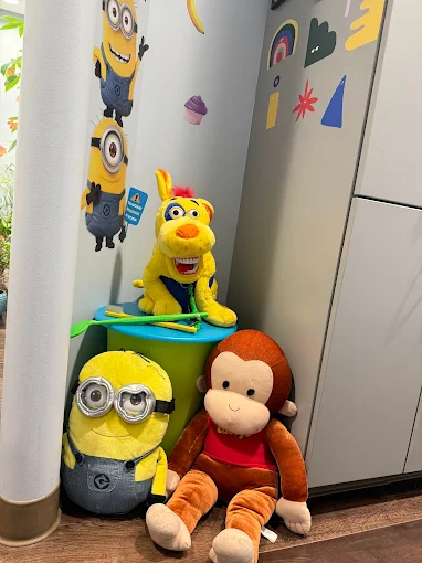 Office Photo with toys  